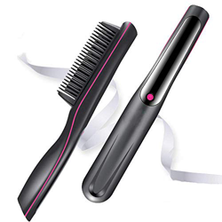Spazzola Lisciante per Capelli, Riscaldamento PTC Raddrizzatore per Capelli,Multifunzionale Pettine Lisciante per Capelli e Barba,Elettrico Piastra Pe precio