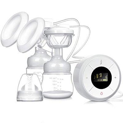 Tiralatte elettrico, tiralatte portatile con 3 modalità 9 livelli di aspirazione del latte materno Massaggio al seno Tiralatte, tiralatte ricaricabile