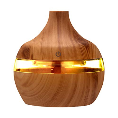YOOH 300ml Diffusore Domestici di Oli Essenziali, LED Umidificatori Macchina per Aromaterapia, Diffusore di Aromi, Diffusore Umidificatore con 7 Color