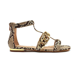 Guess - Sandalo Pitonato con Catena 40 precio