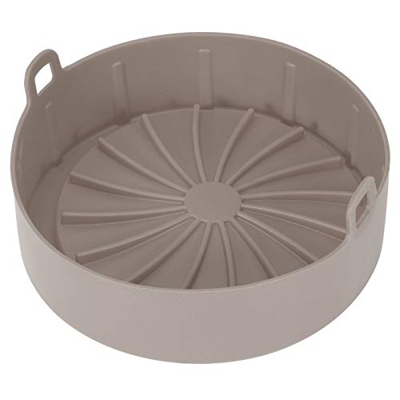Pentola in silicone per friggitrice ad aria, cestello di ricambio per friggitrice ad aria Friggitrice ad aria rotonda Rivestimento per forno Sostituzi