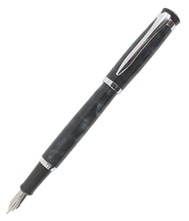 Abcsea Penna Stilografica Medio Maglia Flash Magica Con Finitura Argento - Orchidea nera en oferta