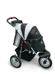 Cinque Passeggino, IPZ-070, nero / argento, pioggia libero e la copertura del vento, elemento portante del cane, carrello, rimorchio, Innopet, Comfort características