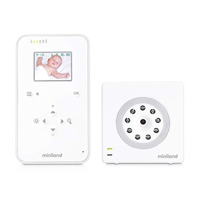 Miniland Baby 89178 Monitor Digitale Facile ed Intuitivo con Schermo LCD Grande Qualità d'immagine