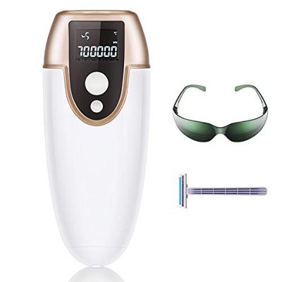Epilatore a Luce Pulsata, Openuye IPL Epilatore Laser Dispositivo di epilazione permanente per Viso e Corpo, 700,000 Impulsi Luce Depilazione Permanen