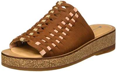 El Naturalista Tülbend, Sandali Punta Aperta Donna, Marrone (Wood Wood), 37 EU