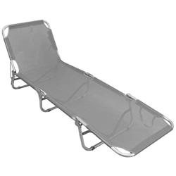 Milani Home s.r.l.s. Brandina Pieghevole Lettino Sdraio Textilene Colore Casuale per Campeggio Spiaggia Mare Piscina Giardino en oferta