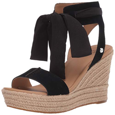 UGG Wittley, Sandali Donna, Nero, 39 EU