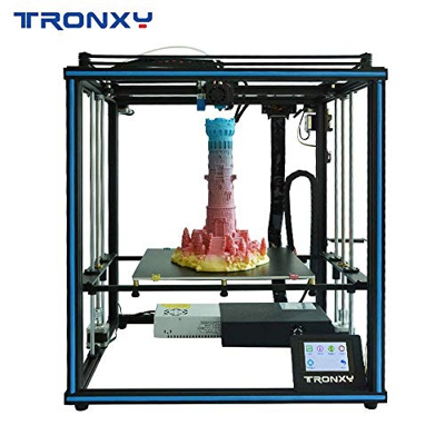 Stampante 3D TRONXY X5SA con struttura quadrata, ampia area di stampa 330 x 330 x 400 mm