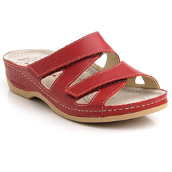 Batz ENI di Alta qualità Sandali Zoccoli Sabot Pantofole Scarpe Pelle, Donna, Rosso, EU 41 características