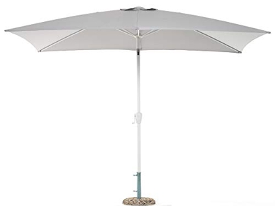 My_garden Ombrellone Palm Beach, Bianco, 3 x 2 m, Quadrato