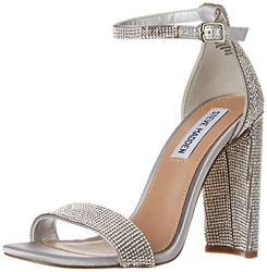 Steve Madden Franky, Sandali con Tacco Donna, Argento, 39 EU características