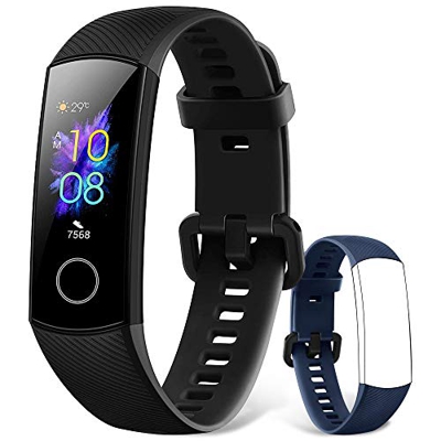 HONOR Band 5 Smartwatch Fitness Tracker Monitoraggio SpO2, Battito Cardiaco 24/7 e Sonno, Display Touch AMOLED 0.95 Pollici, Schermo Curvo da 2.5D, Sp