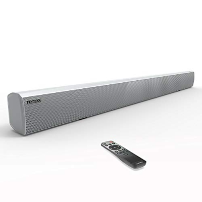 TV Soundbar Bluetooth 4.2 (DSP, USB play, Porta ottica/RCA/AUX), 40W Soundbar altoparlante Surround-Stereo per Home Theater
