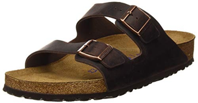 Birkenstock Arizona SFB, Sandali a Punta Aperta Uomo, Marrone (Habana Habana), 42 EU