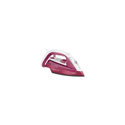 Calor FV4920C0 Ferro da stiro a secco e a vapore Durilium 2400W Rosa, Bianco ferro da stiro