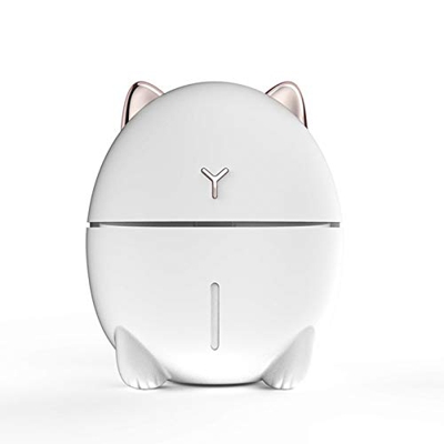 Tooart Umidificatore, USB Umidificatore Mini Home Office LED Lampada atomizzatore Muto 200ml LED