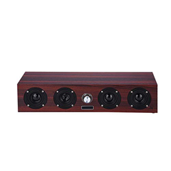 Soundbar cablata USB, Altoparlante Basso in Legno, Lettore Stereo multimediale multimediale da Tavolo con Quattro Altoparlanti da 50 mm, per casa, Est características