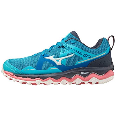 Mizuno Wave Mujin 7, Scarpe da Trekking Donna, Scubab Snowwht Mykonosb, 41 EU