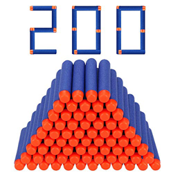 Vientiane Nerf Pistola Munizioni, 200 PCS Dardi Proiettili per Nerf, Ricarica Freccette in Schiuma per Nerf N-Strike Elite Series Retaliator Blasters, precio
