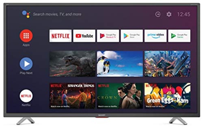 Sharp Aquos 55BN6E 55" Dolby ATMOS Android 9.0 Smart TV 4K Ultra HD, Wi-Fi, DVB-T2/S2, 3840 x 2160 Pixels, Nero, suono Harman Kardon, 3xHDMI 3xUSB, 20