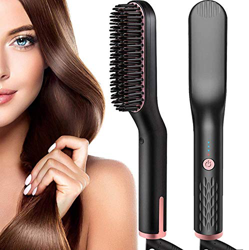 Monlida Spazzola Lisciante Elettrico per Capelli e Barba con Temperatura Regolabile en oferta