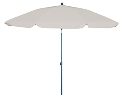 GoodSun - Ombrellone rotondo medio, 200 cm, con 8 costole, colore: Bianco sporco precio