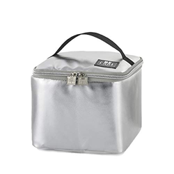 Be Cool City - Borsa termica impermeabile isolata, in argento, mini borsa frigo da 18 x 18 x 15 cm, capacità ca. 4,5 l precio