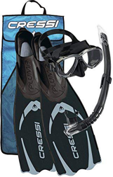 Cressi Pluma Bag, Set per Immersioni, Apnea e Snorkeling Unisex Adulto, Nero/Argento, 41/42 EU & Premium Anti Fog, Spray Antiappannante per Maschere S precio