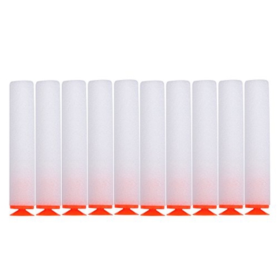 Fdit Ricarica 100 Dardi per Nerf N-Strike Elite Mega Serie Proiettile Freccette Darts Eva Refill Elite Mira e Precisione Design Unico a Ventosa 10 Col