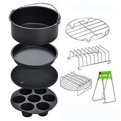 Songway - Air Fryer 8 pollici per Gowise USA Cozyna Airfryer XL 5.3QT - 5.8QT, Deluxe Friggitrice Set di 8/12 (8PCS) precio