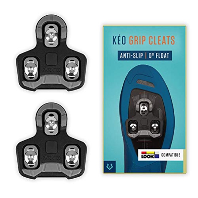 Alphatrail Look Keo Corsa Cleats Alfred I 0° Float I Punti di contatto antiscivolo I Incl. Kit di montaggio I Compatibile con i Click Pedals i.a. Look