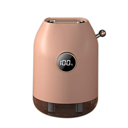 Decdeal Umidificatore Elettrico Senza Fili 500 ml,Diffusore Ambiente con Doppio Ugello a Spruzzo,3 modalità Spray/Display di Alimentazione a LED/Ricar en oferta