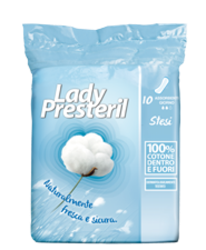 Lady Presteril Cotton Power Assorbenti Stesi In Cotone 10 Pezzi precio