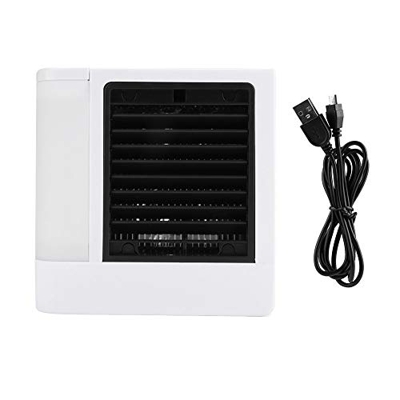 Condizionatore di Ghiaccio più Freddo Ultra Air Cooler Condizionatore d'aria Portatile con LED USB Mini Desktop Fan per Casa, Ufficio, Dormitorio