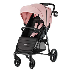 Kinderkraft - Passeggino leggero GRANDE CITY, passeggino per bambini, pieghevole, posizione sdraiata, cappuccio regolabile, con accessori, coprigambe  precio