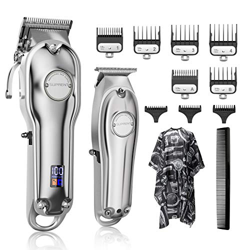 SUPRENT Tagliacapelli Uomo, Elettrico Professionale Capelli Taglierina, Carica USB Trimmer Kit, display a LED ricaricabile Tagliacapelli per Bambini,  características