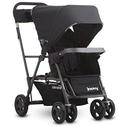 Joovy Caboose Ultralight - Passeggino Ultraleggero In Grafite, Doppio, Tandem, Color:, Nero características