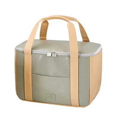 Borsa frigo Be Cool City "Hazelnut" L molto grande 44 x 22 x 29 cm, volume circa 28 l - spazio per una spesa grande. Elegante, con maniglie ergonomich