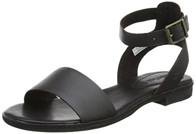Timberland Cherrybrook, Sandali Donna, Nero Black Full Grain, 38.5 EU