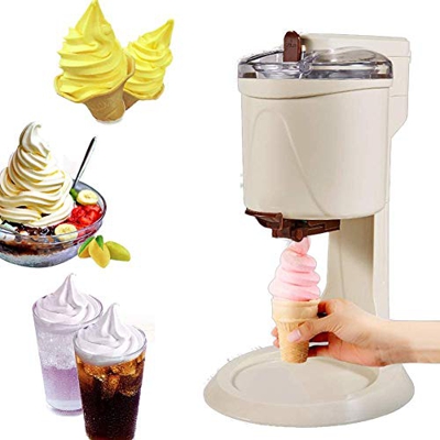YLFGSLEP Macchina per Gelato, Mini Macchina per Gelato Soft-Fruit Completamente Automatica,gelatiera ad Alta capacità 1L, Veloce, Liscia, Adatta per l