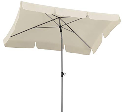 Schneider Ombrellone Locarno, Natura, ca. 180 x 120 cm, 4 componenti, Rettangolare