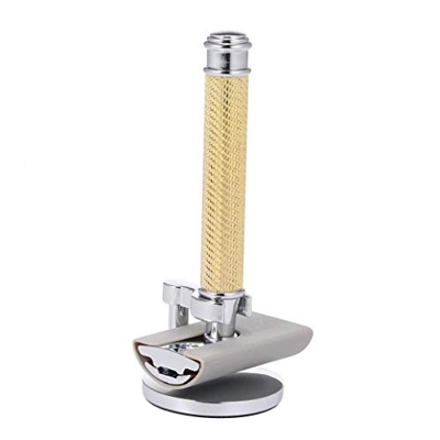 Doppio taglio rasatura Rasoio Set di sicurezza Barba Rasoio con asportazione di truciolo rasoio base protettiva Sheild Baffi utensile da barba