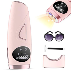 Epilatore Luce Pulsata,Melophy IPL Epilatore Laser Professionale, 5 Livelli di Energia, 2 Modalità per Donna e Uomini, Viso e Corpo, Zona Bikini,Rasoi características