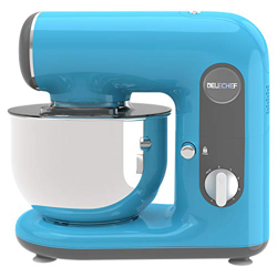 Planetaria Robot da Cucina Mixer, DELECHEF Mixer Impastatrice 1000W 6 Velocità con Ciotola di Miscelazione 4L in Acciaio Inossidabile Frusta Gancio Im precio