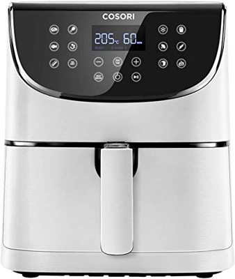 COSORI Friggitrice ad Aria Calda,5,5L Friggitrice Senza Olio,Air Fryer con 11 Programmi,Funzione Keep Warm,LED Touch Screen,Tempo Temperatura Regolabi