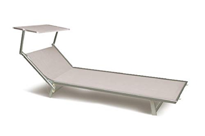 Galileo Casa riccione Lettino/Mare Parasole Alluminio Grigio