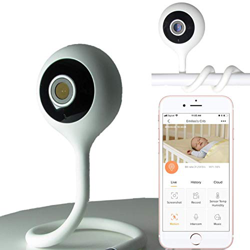 Baby CAMdy con sensore ambientale – Babyphone con videocamera WiFi. IP Camera HD 1080P. Regolabile culle per neonati. Fotocamera notturna Smart APP iO en oferta