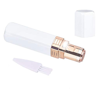 Matedepreso Facial Hair Removal for Women, Hair Remover Shaver with LED Light, Face Hair Remover Mini Travel Size Trimmer, Low Noise Electric Epilator
