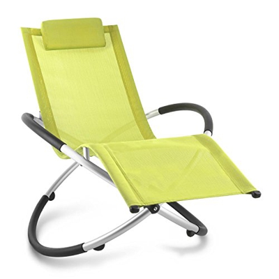 blumfeldt Chilly Billy - Sedia a Sdraio, Ergonomica, Struttura Robusta e Resistente alle Intemperie, Cuscino Rimovibile, Facile da Pulire, Supporta Fi